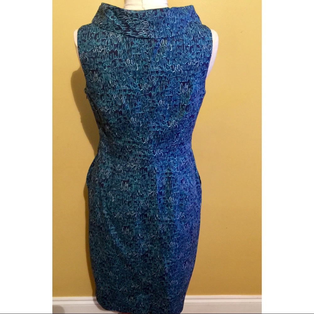 Lilly Pulitzer Cursive Signature Cowl Neck Dress - image 2